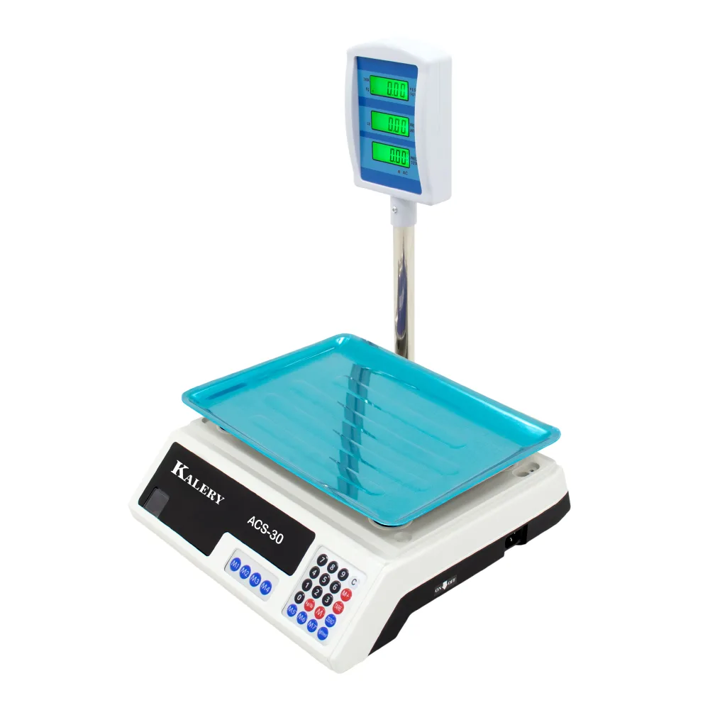 Balanza Comercial Kalery ACS-D-BT de 30 Kilos